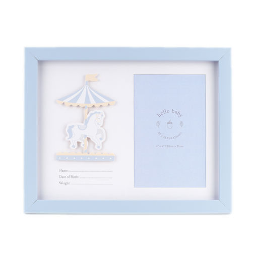 Picture of HELLO BABY BOY DATA PHOTO FRAME 4X6